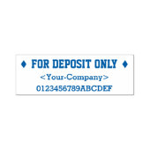 限定承認と名前のラバースタンプのチェック セルフインキングスタンプ (デザイン)