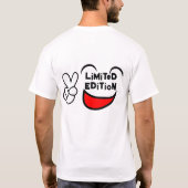 限定版おもしろいグラフィックデザイン Tシャツ (裏面)