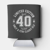 限定版すごい40歳の誕生日チャコール 缶クーラー (裏面)