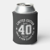 限定版すごい40歳の誕生日チャコール 缶クーラー (缶裏面)