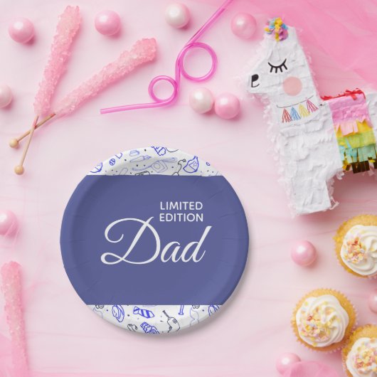 限定版のパパの父の日の紙皿 ペーパープレート (パーティー)