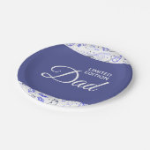 限定版のパパの父の日の紙皿 ペーパープレート (アングル)