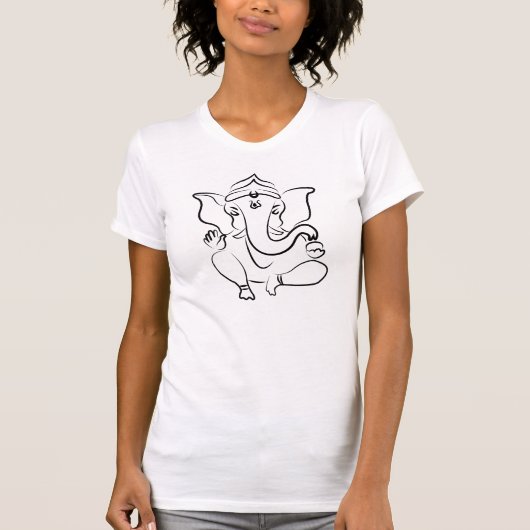 限定版の"Ganesha"のティー Tシャツ (正面)