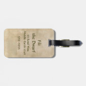 限定版アートワーク：フィリ ラゲッジタグ (裏面横)