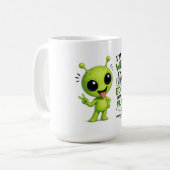 限定版エイリアンデザイン コーヒーマグカップ (正面左)
