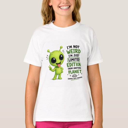 限定版エイリアンデザイン Tシャツ (正面)