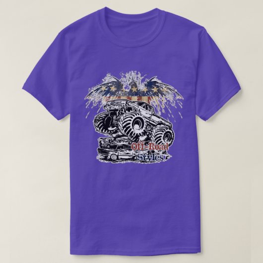 限定版オフロードスタイルトラック Tシャツ (デザイン正面)
