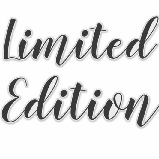 限定版タイポグラフィ引用文とことわざ シール (正面)