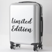 限定版タイポグラフィ引用文とことわざ シール (スーツケース)