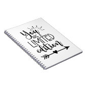 限定版マイルストーンの誕生日カード ノートブック (右側)