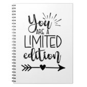 限定版マイルストーンの誕生日カード ノートブック (正面)