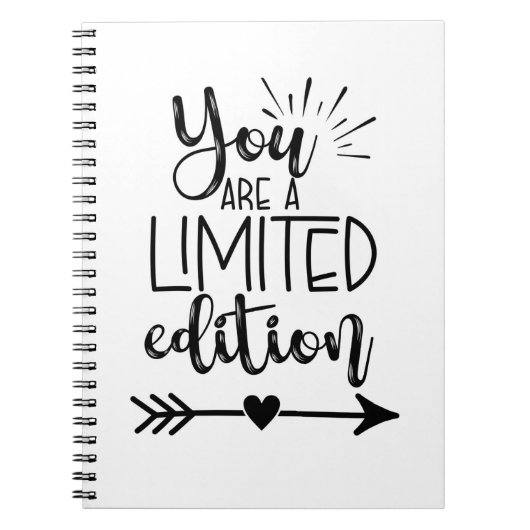 限定版マイルストーンの誕生日カード ノートブック (正面)