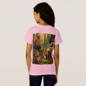 限定版マンガTシャツ – カルチャーポップ・アートのファッシュ Tシャツ (裏面フル)