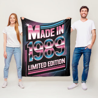 限定版レトロ1989フリースブランケット フリースブランケット