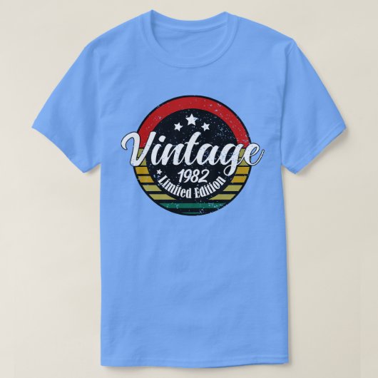限定版ヴィンテージ1982年の誕生日41th誕生日 tシャツ (デザイン正面)