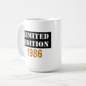 限定版ヴィンテージ1986 コーヒーマグカップ (正面左)