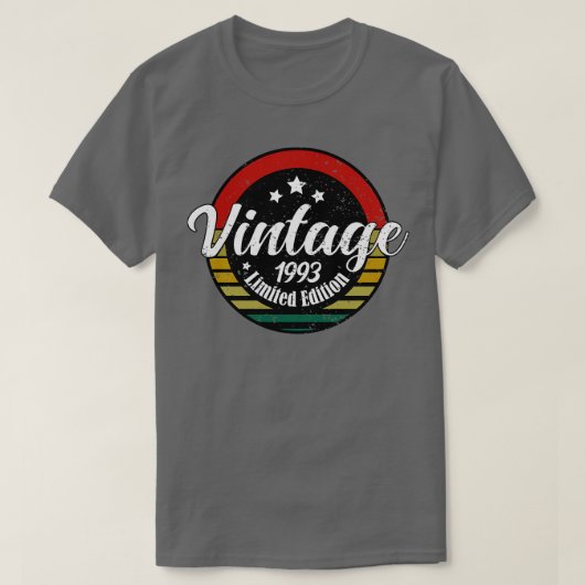 限定版ヴィンテージ1993年の誕生日31番目の誕生日 Tシャツ (デザイン正面)