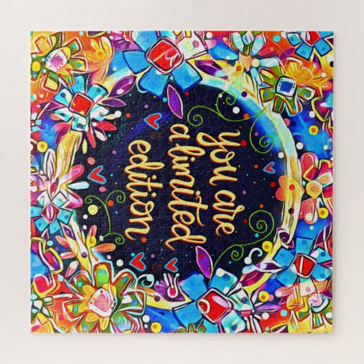 限定版引用文モダンおもしろいインスパイアフローラ ジグソーパズル (横)