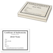 限定版画信憑性証明等 ラバースタンプ (押印)