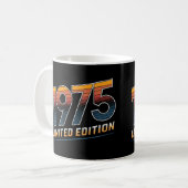 限定版誕生年1975 コーヒーマグカップ (正面左)