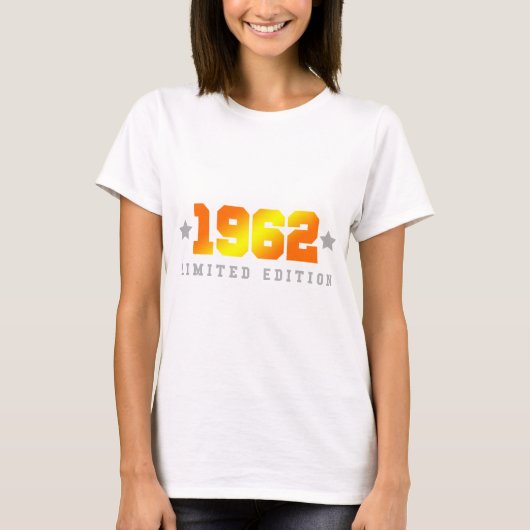 限定版1962の誕生日 Tシャツ (正面)