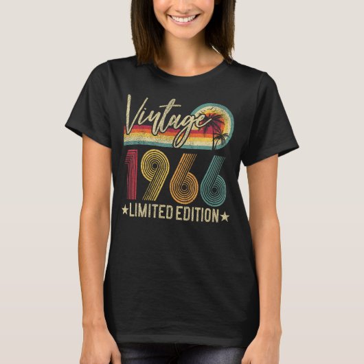 限定版1966第59誕生日ギフト59年 Tシャツ (正面)