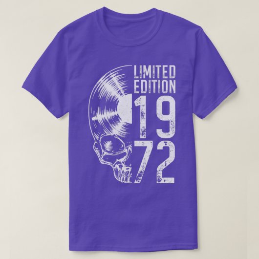 限定版1972ヴィンテージレコード愛好家Go Tシャツ (デザイン正面)