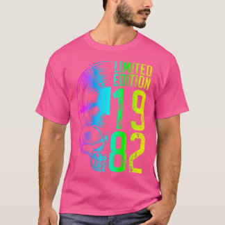 限定版1982年ヴィンテージレコード愛好家Go Tシャツ
