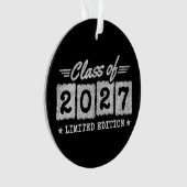 限定版 卒業 シニア クラス 2027 オーナメント (正面)