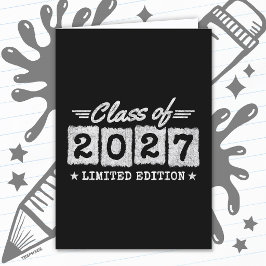 限定版 卒業 シニア クラス 2027 カード