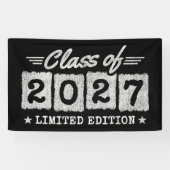 限定版 卒業 シニア クラス 2027 横断幕 (横)