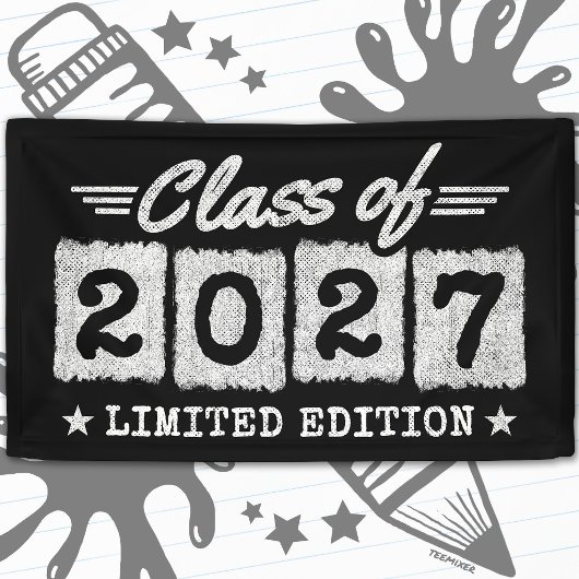 限定版 卒業 シニア クラス 2027 横断幕