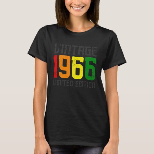 限定版 - 1966年 ヴィンテージ 1 Tシャツ (正面)