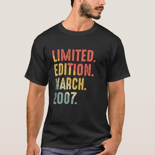 限定版 2007年3月 バースデー Tシャツ (正面)