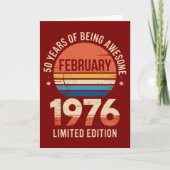 限定版 50周年 ヤバすぎ 1976 カード (正面)