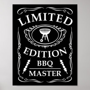 限定版BBQマスタースモーカーグリルバーベキュー ポスター