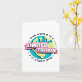 限定版Our World Environment Protection カード (黄色い花)