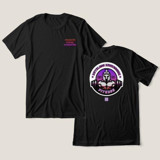 限定版RAフィットネスメンズマイアミバイスティー トライブレンドTシャツ (デザイン正面&裏面)