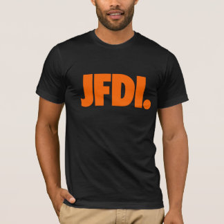 限定的なJFDIのティー(黒) Tシャツ