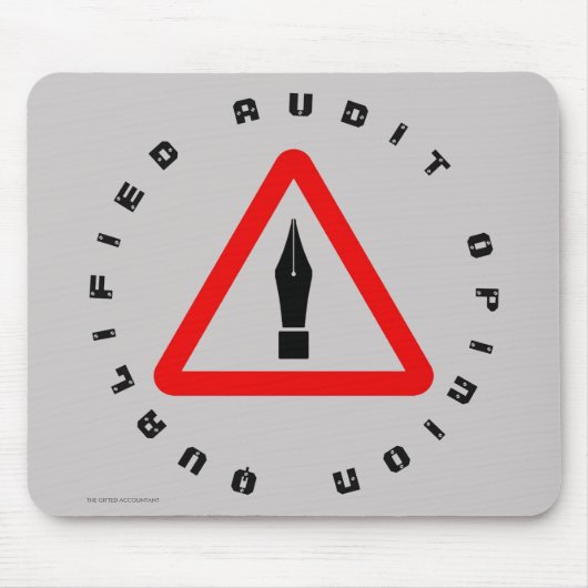 「限定監査意見」 マウスパッド (正面)