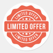 限定販売 ラウンドシール (正面)