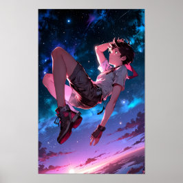 限定 | スカイバウンドの夢 – Cosmic Anime Poster ポスター