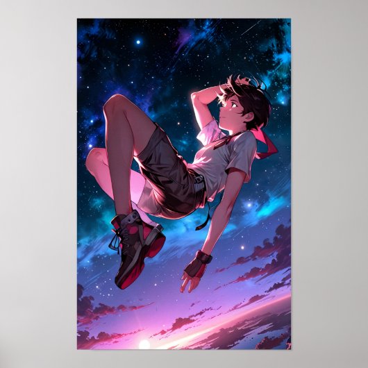 限定 | スカイバウンドの夢 – Cosmic Anime Poster ポスター (正面)