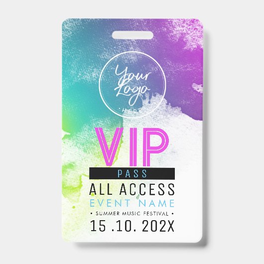 限定VIPアクセスイベント バッジ (正面)
