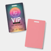 限定VIPアクセスイベント バッジ (正面＆裏面)