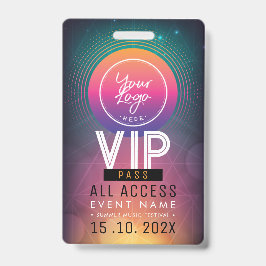 限定VIPアクセスイベント バッジ