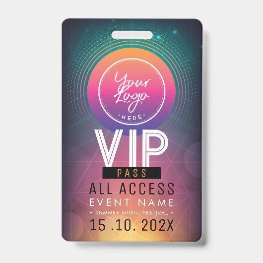限定VIPアクセスイベント バッジ (正面)