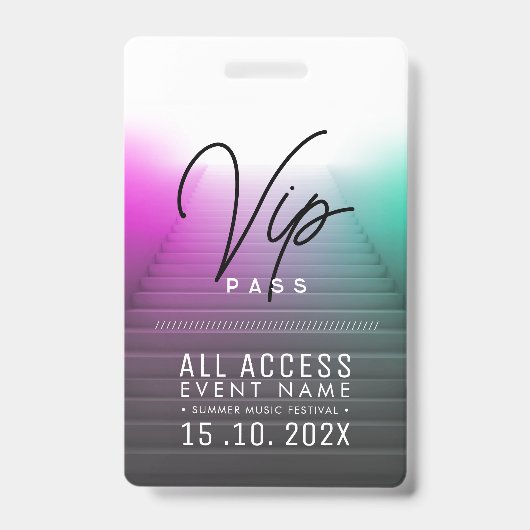 限定VIPアクセスイベント バッジ (正面)
