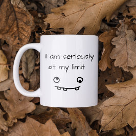 限界です Funny Coffee Mug コーヒーマグカップ