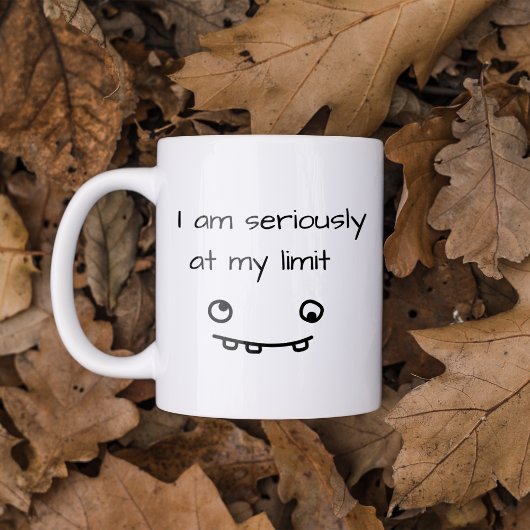 限界です Funny Coffee Mug コーヒーマグカップ